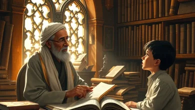 أبو العلاء المعرّي والغلام الذكي، منصة بالعربية