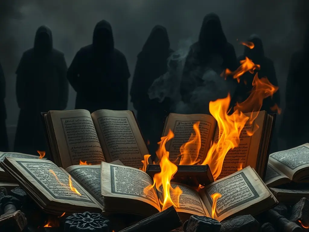 إحراق الكتب وتدمير المكتبات ـ منصة بالعربية