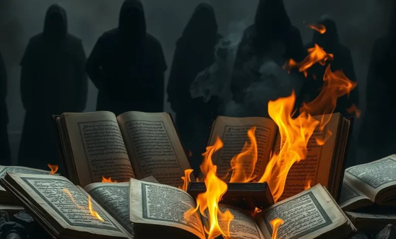 إحراق الكتب وتدمير المكتبات ـ منصة بالعربية