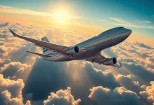 ملكة السماء طائرة بوينغ 747-8، منصة بالعربية