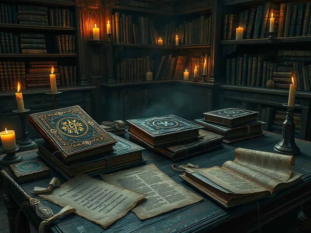 الكتب السحرية والمخطوطات الملعونة ، منصة بالعربية