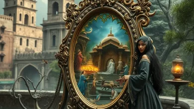 مرآة الساحرة في الثقافة الشعبية العربية