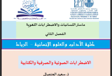 الاضطرابات الصوتية والصرفية والكتابية