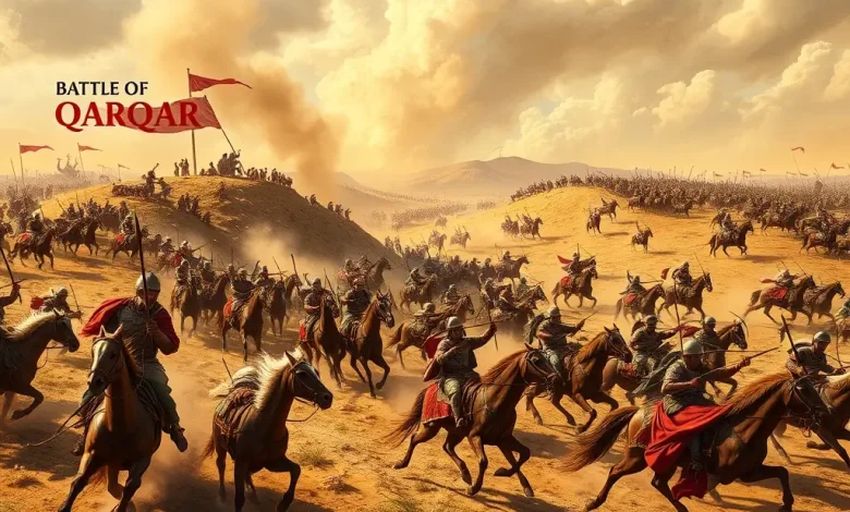 معركة قرقور الكبرى عام 854 ق.م، منصة بالعربية