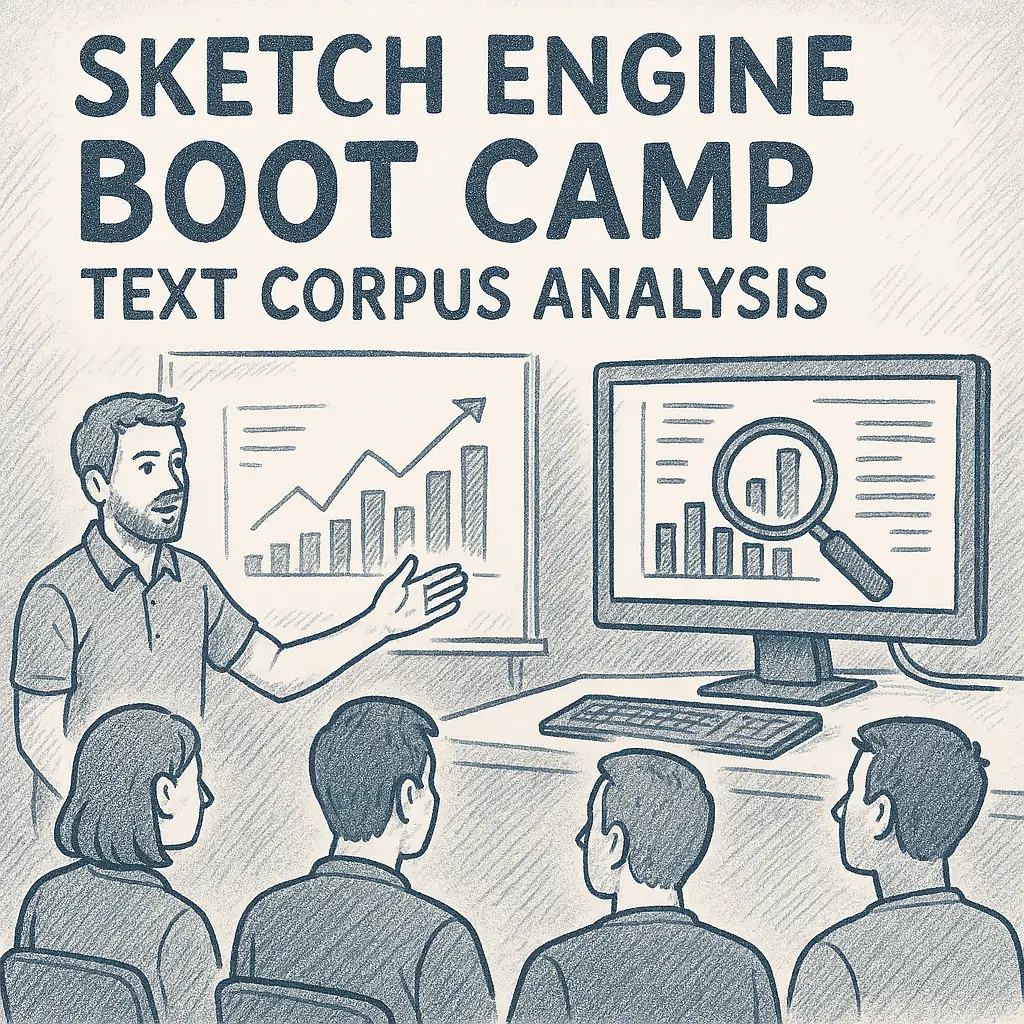 Sketch Engine Boot Camp وتحليل المدونات النصية ـ منصة بالعربية