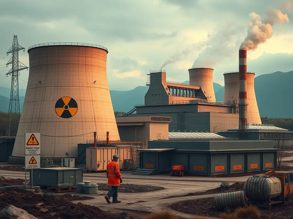 النفايات النووية في محطات الطاقة النووية Radioactive Waste