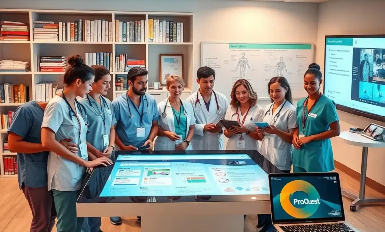 ProQuest Nursing & Allied Health Source للتمريض وعلوم الصحة ـ منصة بالعربية
